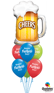 Fathers Day Cheers Balloon Bouquet